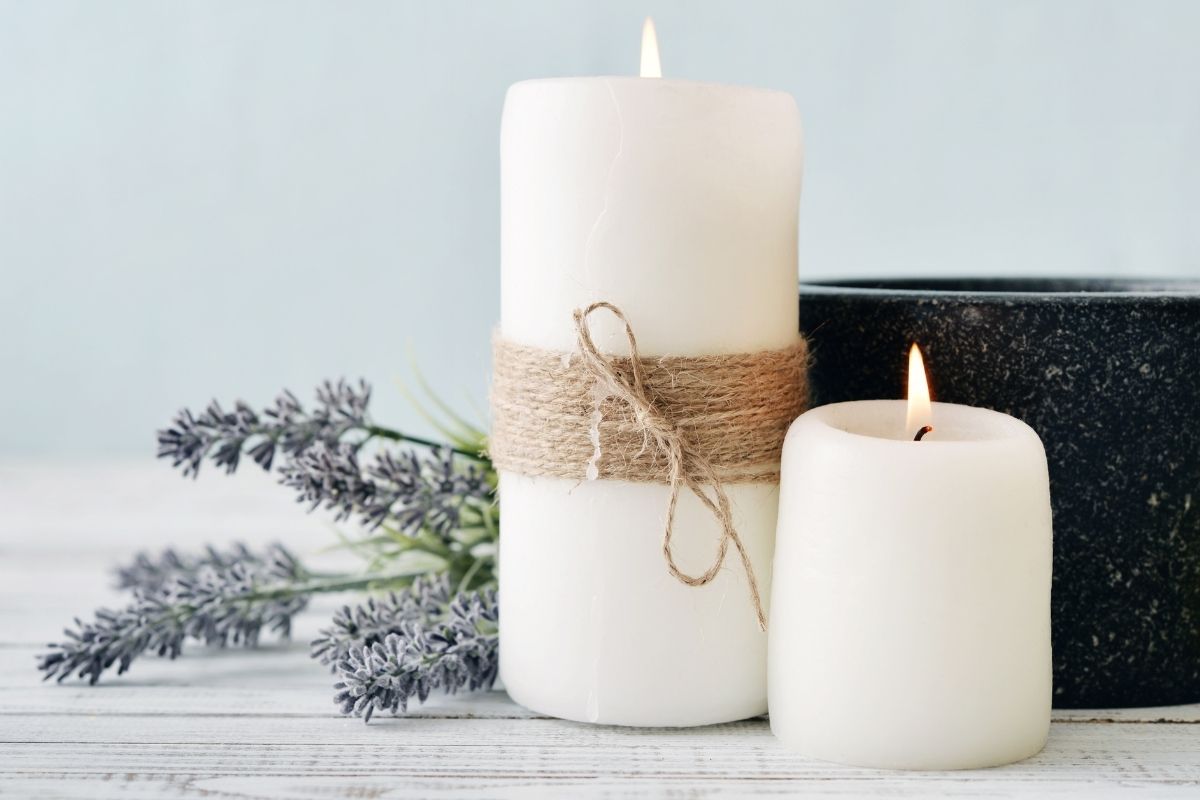 Candles. Miss Ivy Events the leading event management organiser of vintage artisan lifestyle wedding and pet events across the South West