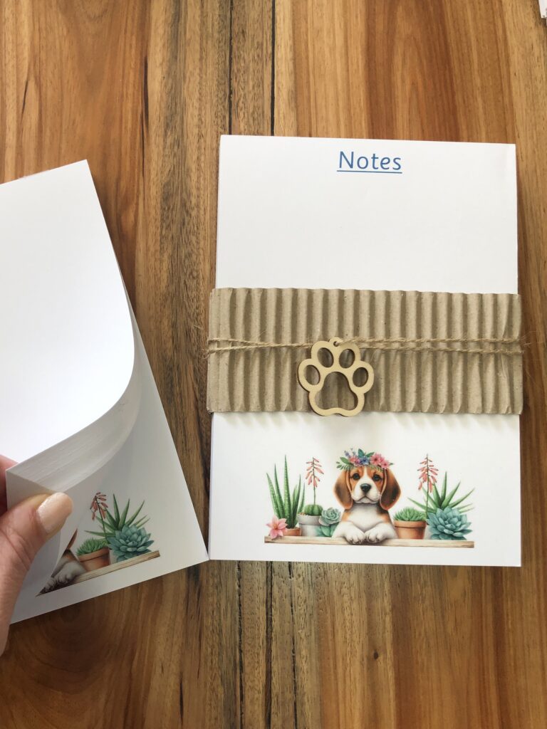 Pawsitive Paws Creations notepad