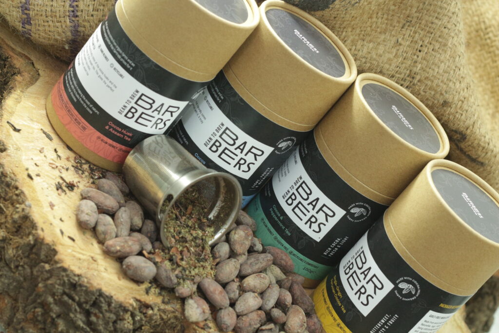 Barbers Bean to Bar Cocoa Tea range