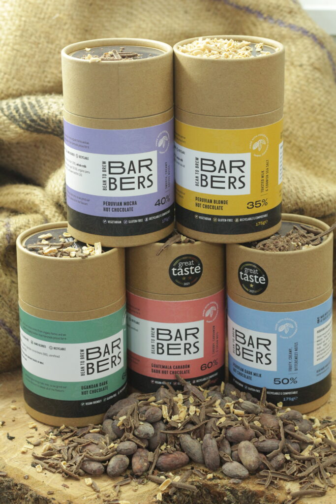 Barbers Bean to Bar Hot Chocolate range
