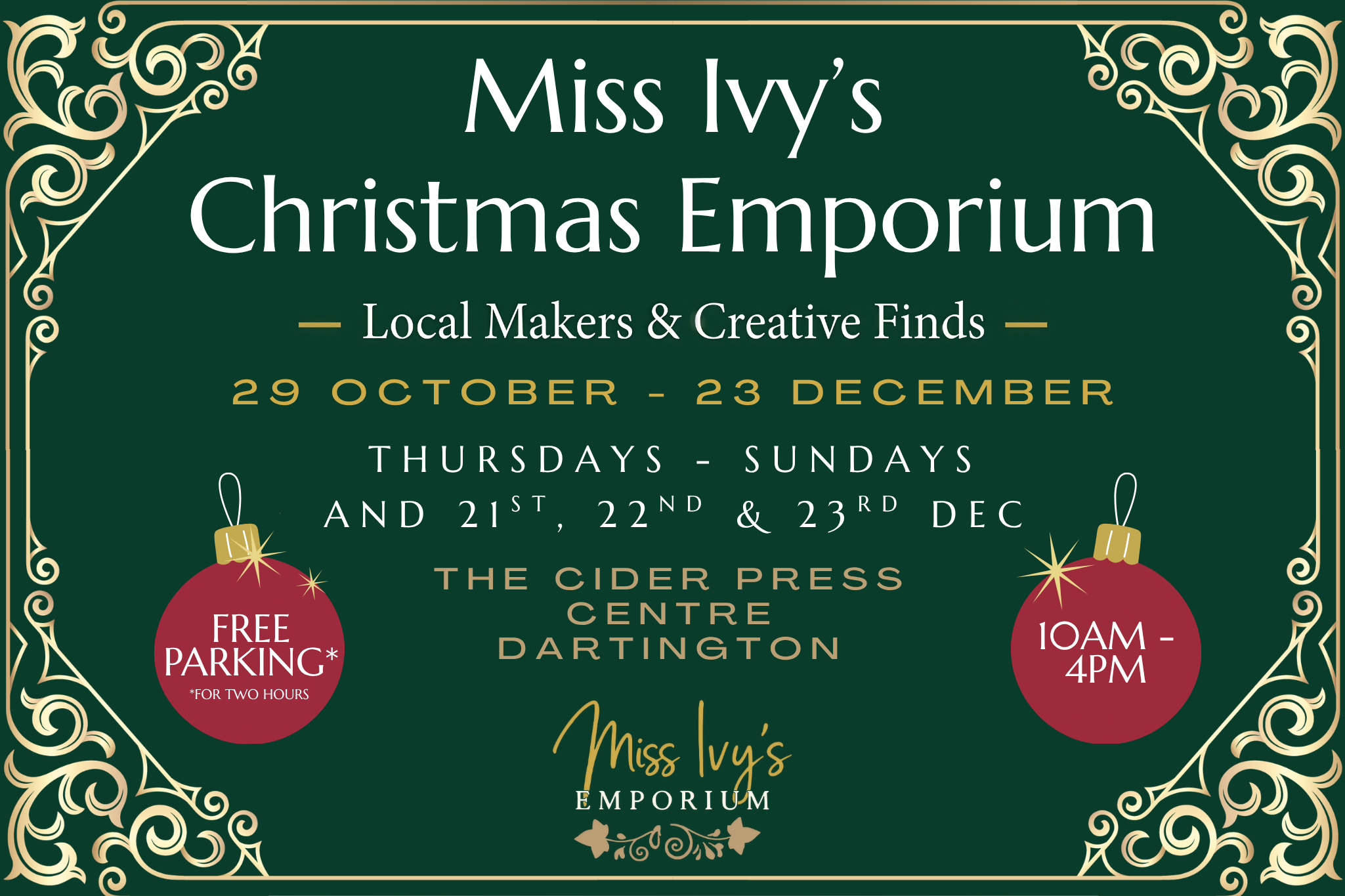 Miss Ivy's Christmas Emporium